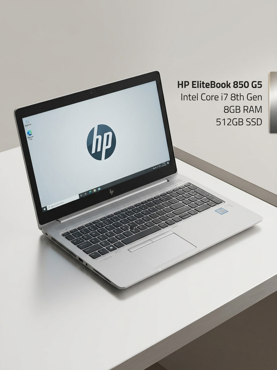 HP EliteBook 850 G5 — i7 8th Gen